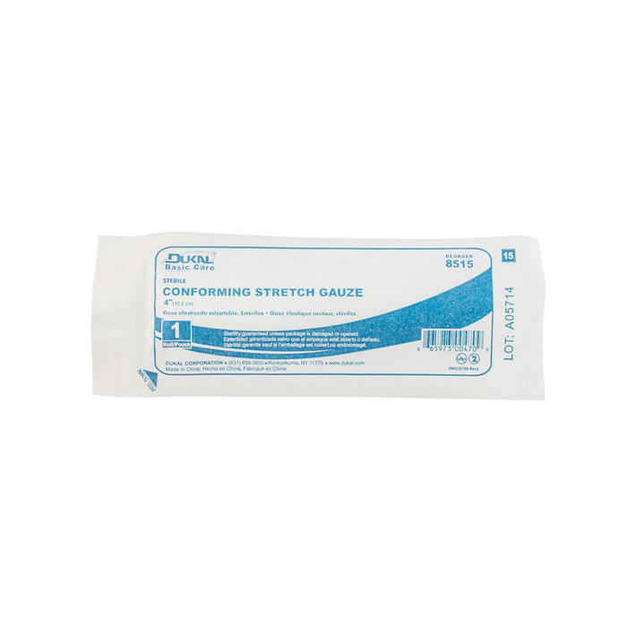Dukal Corporation 8515 Conming Stretch Gauze 4" Sterile 12