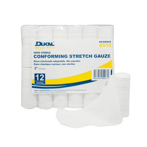 Dukal Corporation Dukal Corporation 8518 Conming Stretch Gauze 3" Non-Sterile 12 Supplies reLink Medical