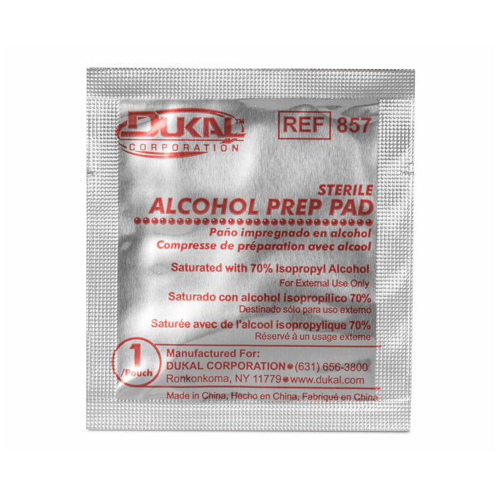 Dukal Corporation Dukal Corporation 857-4000 Alcohol Prep Pad Bulk 1/pch 4000 Supplies reLink Medical