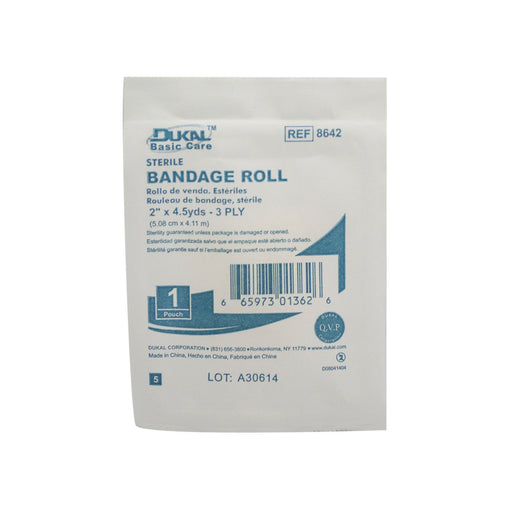 Dukal Corporation Dukal Corporation 8642 Basic Care Fluff Bandage Roll 2" x 4.5 yd Supplies reLink Medical