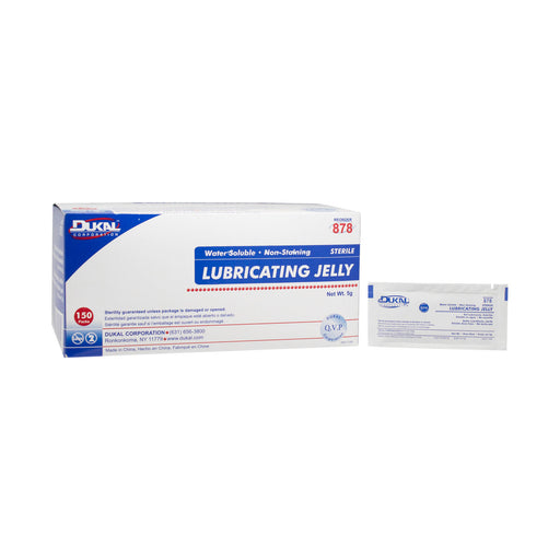 Dukal Corporation Dukal Corporation 878 Lubricating Jelly Foil Pack 5gm Sterile Supplies reLink Medical