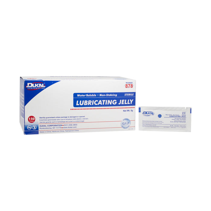 Dukal Corporation Dukal Corporation 878 Lubricating Jelly Foil Pack 5gm Sterile Supplies reLink Medical