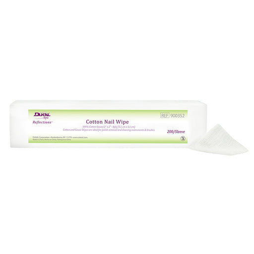Dukal Corporation Dukal Corporation 900352 Cotton Nail Wipes 2" x 2" 8-Ply Supplies reLink Medical