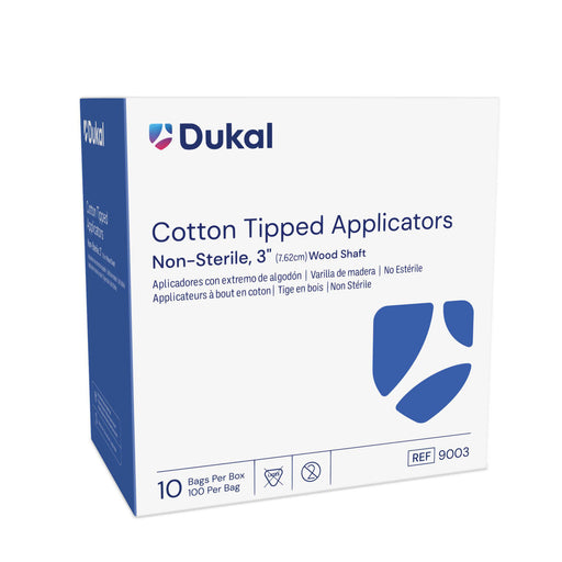 Dukal Corporation Dukal Corporation 9003 Applicator 3" Cotton Tip Non-Sterile Supplies reLink Medical