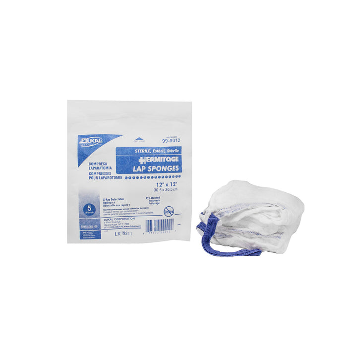Dukal Corporation 99-0012 Laparotomy Sponge 12" x 12" Sterile