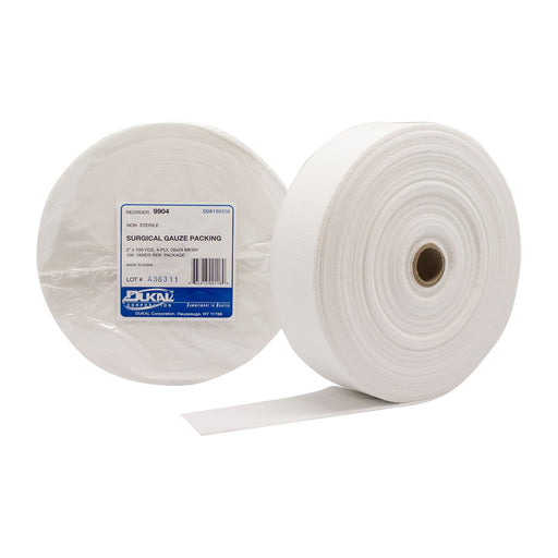 Dukal Corporation Dukal Corporation 9904 Gauze Packing Non-Sterile 28 x 24 Mesh 2" x Supplies reLink Medical