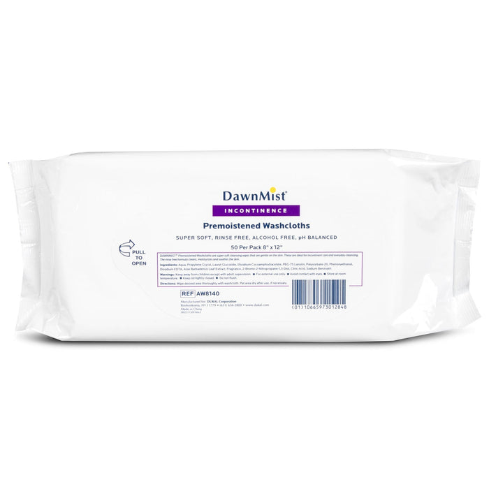 Dukal Corporation Dukal Corporation AW8210 Pre-Moistened Washcloth 8" x 10" Scented Supplies reLink Medical