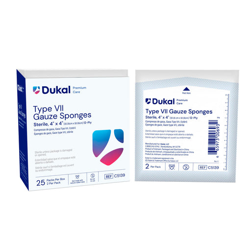 Dukal Corporation Dukal Corporation C5139 Gauze Sponge Type VII Sterile 4" x 4" Supplies reLink Medical