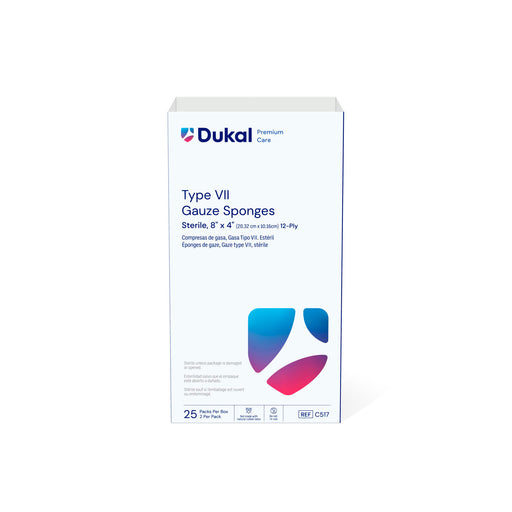 Dukal Corporation Dukal Corporation C517 Gauze Sponge Type VII Sterile 8" x 4" Supplies reLink Medical