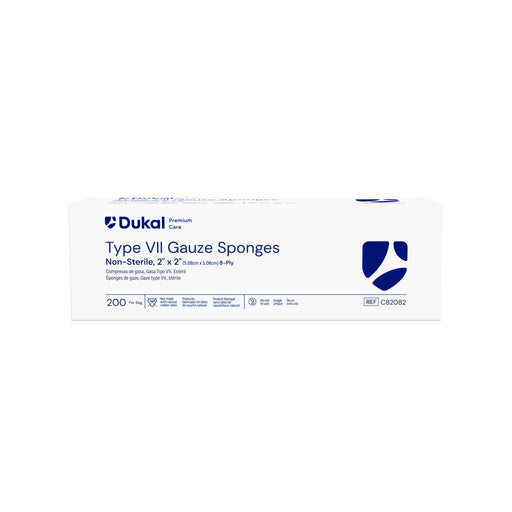 Dukal Corporation Dukal Corporation C82082 Gauze Sponge 2" x 2" Type VII 8-Ply Supplies reLink Medical