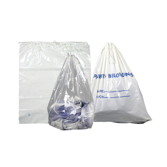 Dukal Corporation Dukal Corporation DSPB01 Patient Belongings Bag Drawstring White Supplies reLink Medical