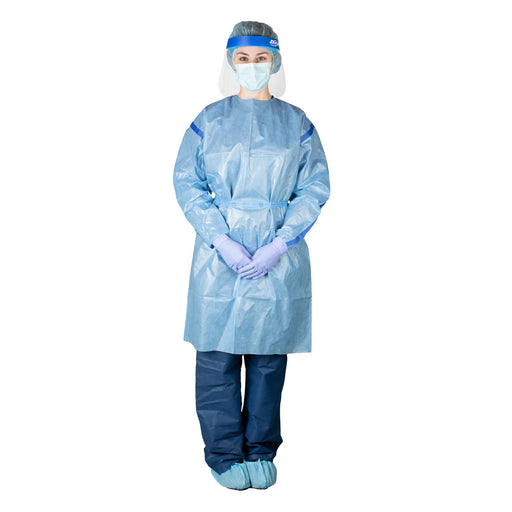 Dukal Corporation Dukal Corporation G1008 Chemotherapy Gown Poly-Coated 2X-Large Supplies reLink Medical