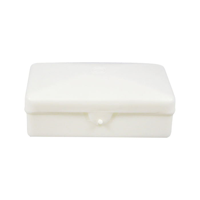 Dukal Corporation SB01 Soap Box Plastic with Hinged Lid Ivory