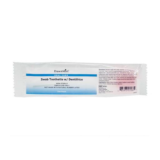 Dukal Corporation Dukal Corporation ST01 Toothette Swab w/ Dentrifice 1/pk 250 pk/bx Supplies reLink Medical