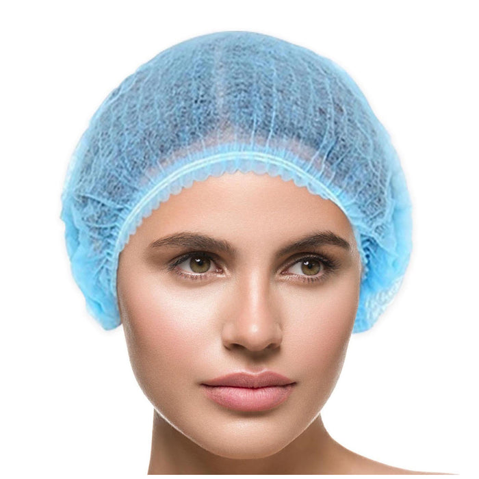 Dukal Corporation Dukal Corporation UGA-6804 Bouffant Caps 24" Non-Woven Ciel Blue Supplies reLink Medical