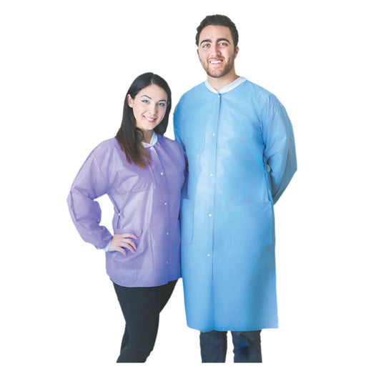 Dukal Corporation Dukal Corporation UGJ-6502-XL FitMe Lab Jackets X-Large White Supplies reLink Medical