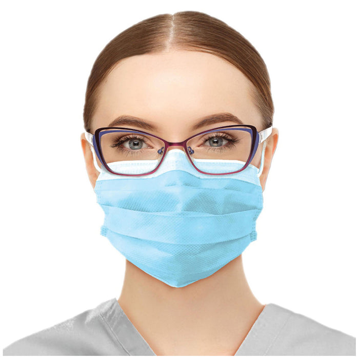 Dukal Corporation Dukal Corporation ULM-6281 Mask Ear Loop Level 2 Blue 50/bx 20 Supplies reLink Medical