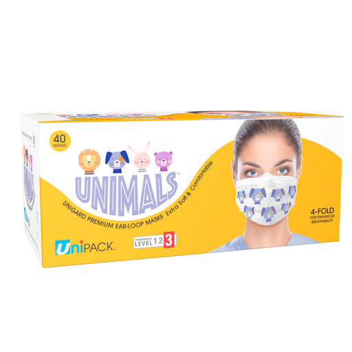 Dukal Corporation Dukal Corporation ULM-6372 Mask Level 3 Ear-Loop UniMals Animal Supplies reLink Medical
