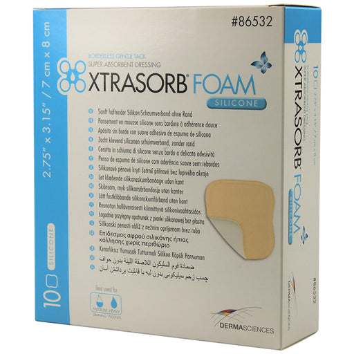 Gentell Gentell 86532 Gental Tack Silicone Foam Borderless Absorbent Supplies reLink Medical