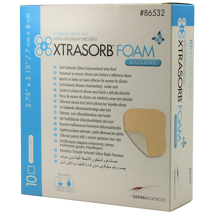 Gentell Gentell 86532 Gental Tack Silicone Foam Borderless Absorbent Supplies reLink Medical