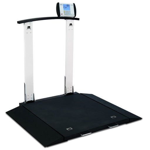 Detecto Detecto 6560 Wheelchair Scale Portable Digital Folding Column Scales reLink Medical
