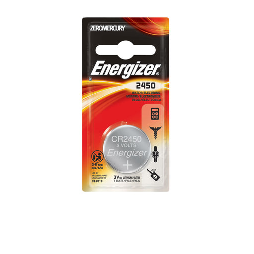 Energizer Energizer Battery Inc. ECR2450BP Battery Lithium 3V Coin Cell Batteries reLink Medical