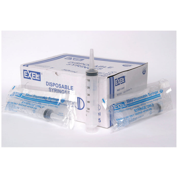 Exel Corporation Exel Corporation 26304 Catheter Tip Syringe 50-60cc With Cap Supplies reLink Medical