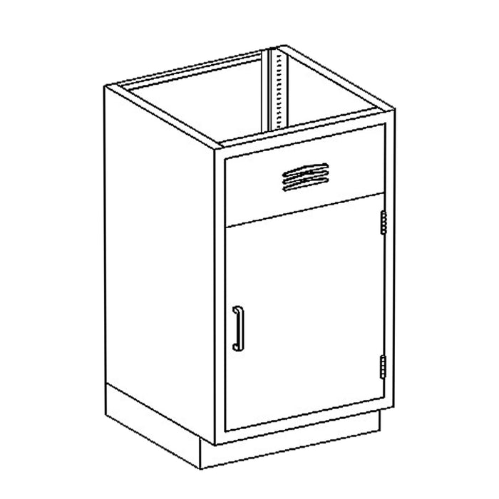 Blickman Industries Blickman Industries 2012224001 Sink Cabinet 24 1/8"W x 35 3/4"H x Medical Furniture reLink Medical