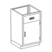 Blickman Industries Blickman Industries 2012224001 Sink Cabinet 24 1/8"W x 35 3/4"H x Medical Furniture reLink Medical