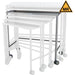 Blickman Industries Blickman Industries 0197824100 Nested Instrument Table 40"W x 38"H x Medical Furniture reLink Medical