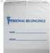 ASP Global ASP Global G115 Belongings Bag 20" x 20" x 3" Drawstring Clear/ Supplies reLink Medical