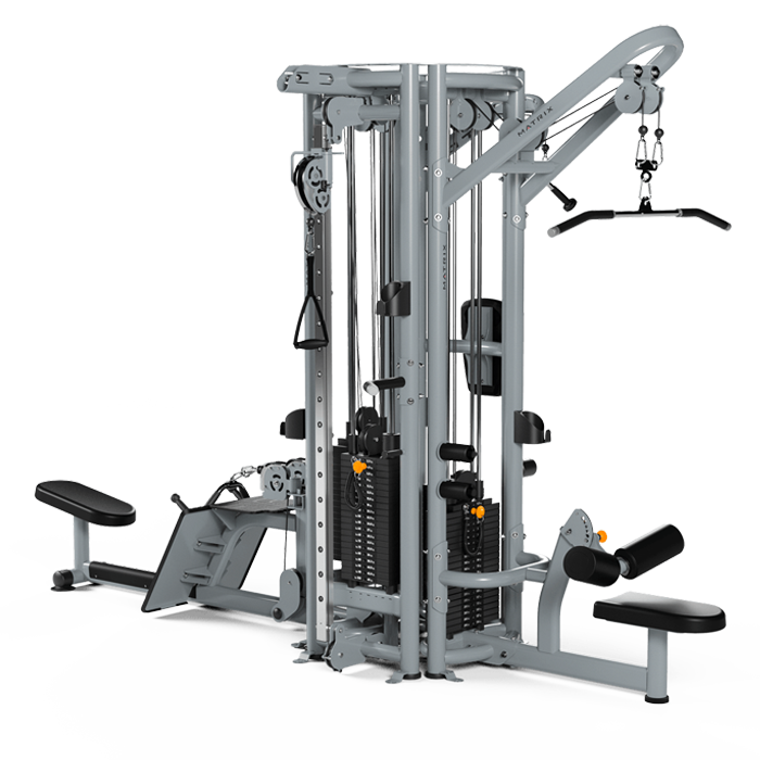 Matrix Fitness Matrix Fitness G3-MS40CK Matrix Aura 4-Stack Multi-station Connection Fitness and Rehab Equipment reLink Medical