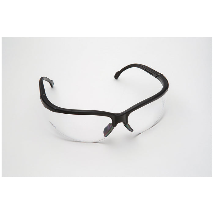Palmero Palmero 3707 Safety Glasses Black Frame/Clear Lens. Full Size Supplies reLink Medical