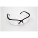 Palmero Palmero 3707 Safety Glasses Black Frame/Clear Lens. Full Size Supplies reLink Medical