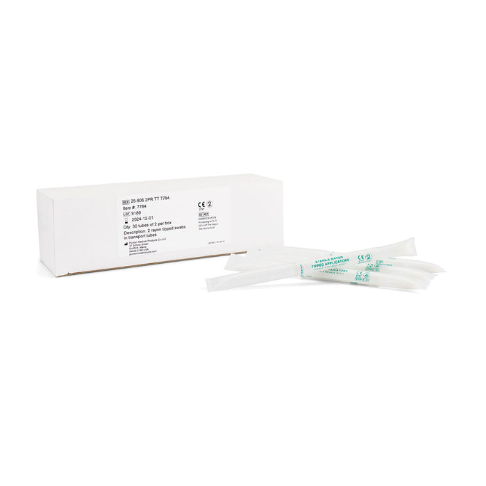 Sekisui Diagnostics, LLC Sekisui Diagnostics LLC 7784 Dual Swabs: Rayon Swabs in each Plastic Supplies reLink Medical