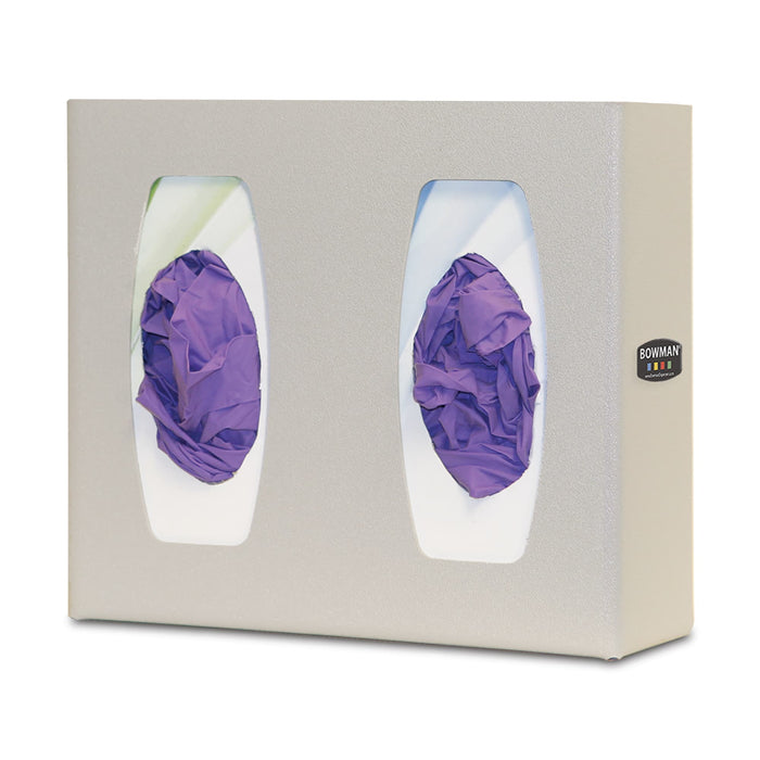 MarketLab Inc. GL020-0212 Glove Box Dispenser Double with Dividers