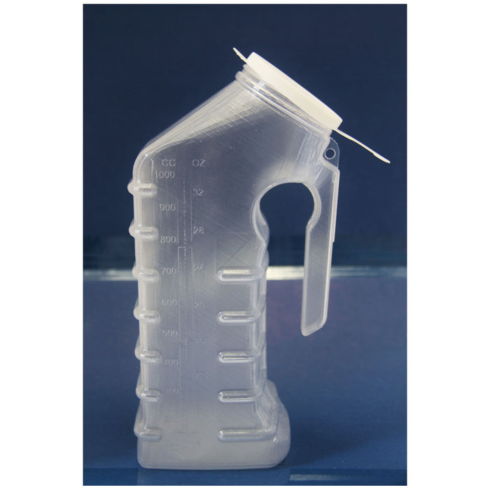 GMAX Industries, Inc. GMAX Industries Inc. GP300 Male Urinal with Lid Translucent 48/cs Supplies reLink Medical