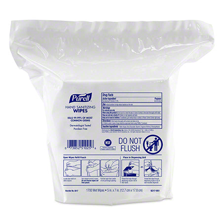 GOJO Industries GOJO Industries Inc. 9217-02 Sanitizing Wipes 1700 Ct. Refill Supplies reLink Medical