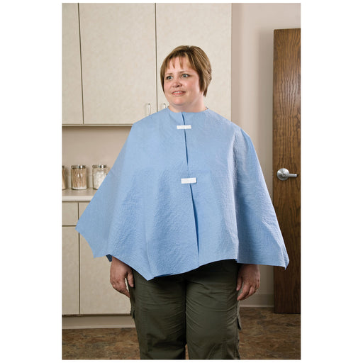 Graham Medical Graham Medical 15568 Exam Poncho Extra Coverage Blue 56" x 28" Supplies reLink Medical
