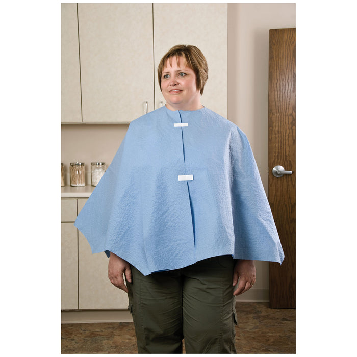 Graham Medical Graham Medical 15568 Exam Poncho Extra Coverage Blue 56" x 28" Supplies reLink Medical