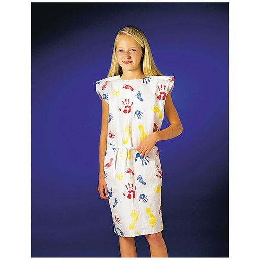 Graham Medical Graham Medical 37235 Pediatric Exam Gown TPT 20" x 36" Tiny Tracks Supplies reLink Medical