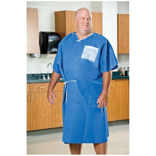 Graham Medical Graham Medical 50756 AmpleWear Gown 40" x 50" Blue up to Size 9x Supplies reLink Medical