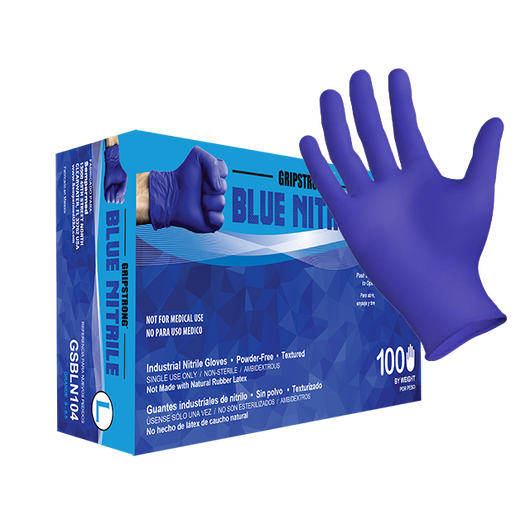 Harps USA, Inc. Harps USA Inc. GSBLN105 Glove Industrial Nitrile Blue Textured Supplies reLink Medical