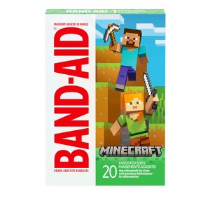 Kenvue Kenvue 202513 Band-Aid Adhesive Bandage Minecraft Assorted 20 ct. Supplies reLink Medical