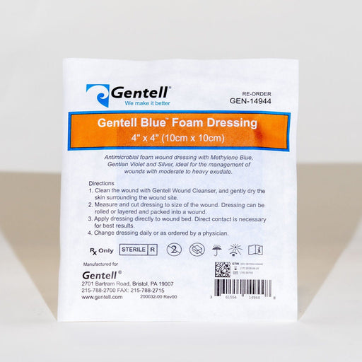 Gentell Gentell 86244 Adhesive Foam Dressing 4‚½" x 4‚½" Sterile 10/bx 4 Supplies reLink Medical