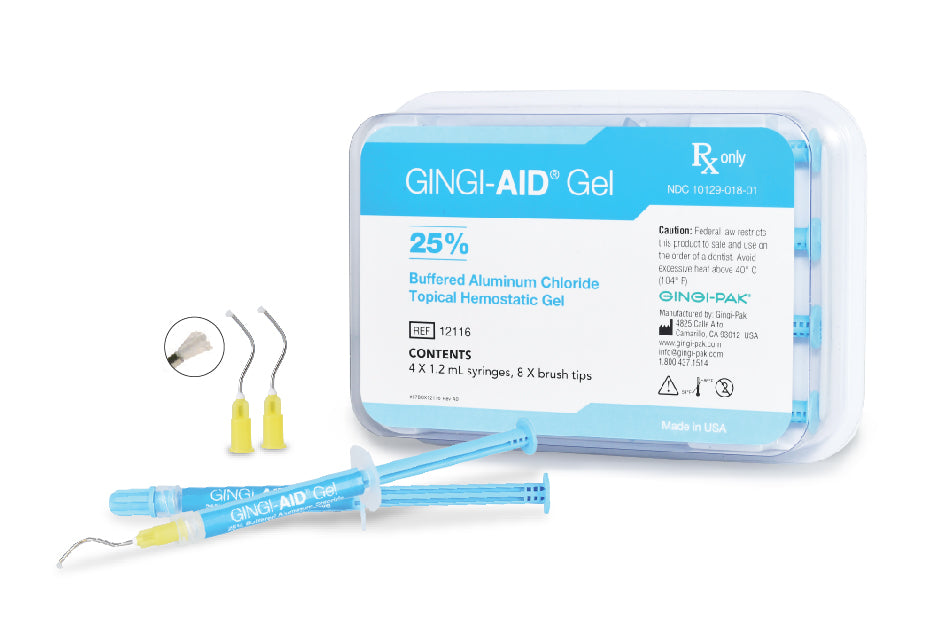 PacDent Gingi-Pak 12117 Gingi-Aid Prefilled Syringe 25% 1 x 30 ml