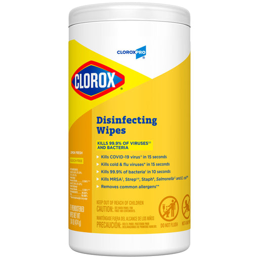 Clorox Sales Company Clorox Sales Company 15948 CloroxPro Clorox Disinfecting Wipes Lemon Supplies reLink Medical
