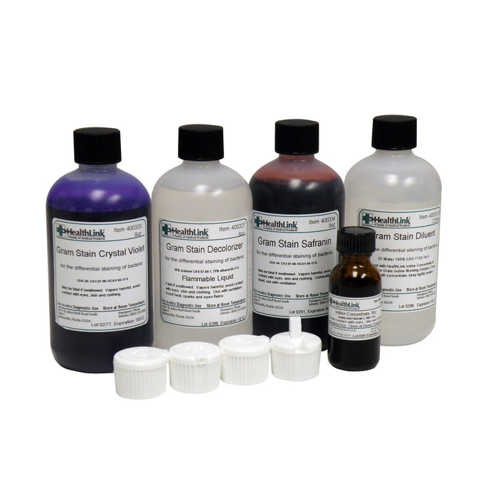 EDM3 Company LLC 400330 Gram Stain Set Trad. 4 x 8