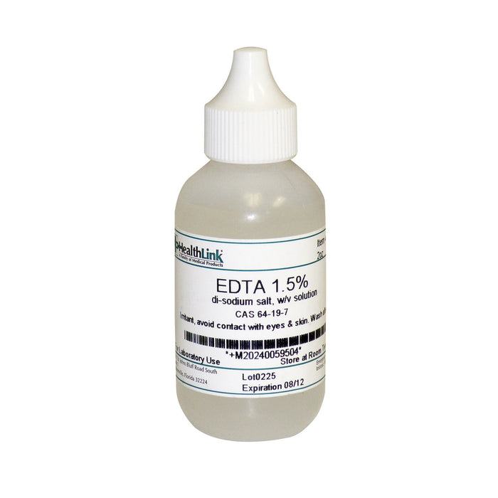 EDM3 Company LLC EDM3 Company LLC 400595 Disodium EDTA 1.5% Dropper Bottle 2 oz Supplies reLink Medical