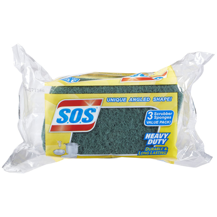 Clorox Sales Company 91029 S.O.S Heavy Duty Scrubber Sponge 3 ct